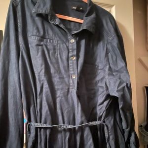 Jean dress mid length size 3x joe fresh worn once